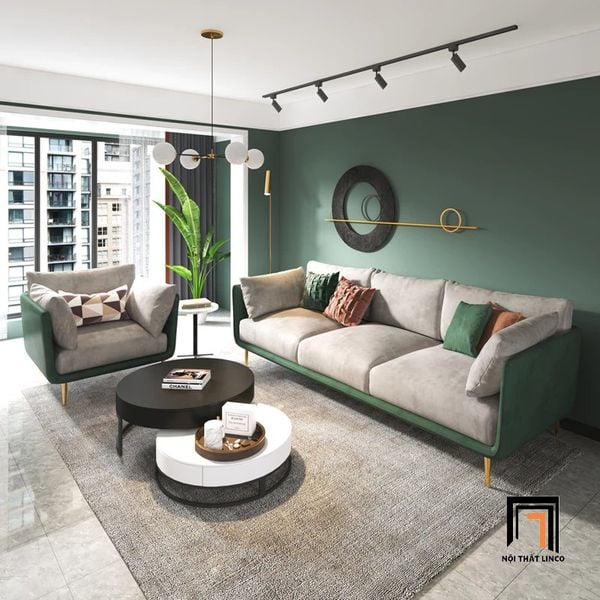 sofa phòng khách dài 2m15