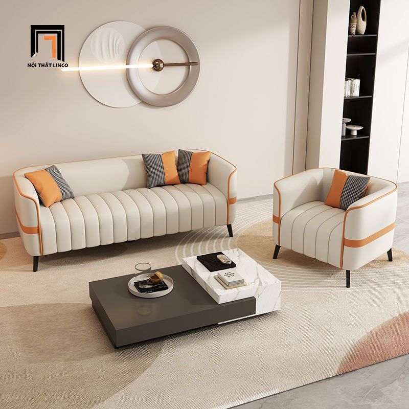  Ghế sofa băng cong bọc da BHQ60 Chapada 2m cho sảnh chờ 