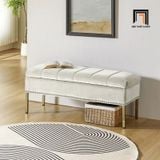  Sofa đôn dài vải nhung đen SB8 Arlo 1m2 kiểu dáng trẻ trung 