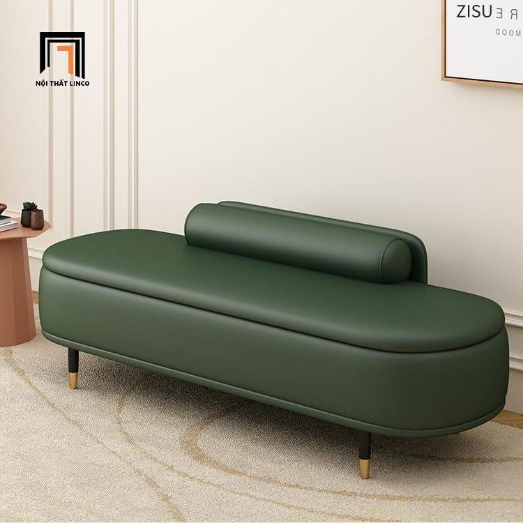  Ghế sofa đôn oval da giả SB19 Gant 1m3 x 50 cho khách ngồi 