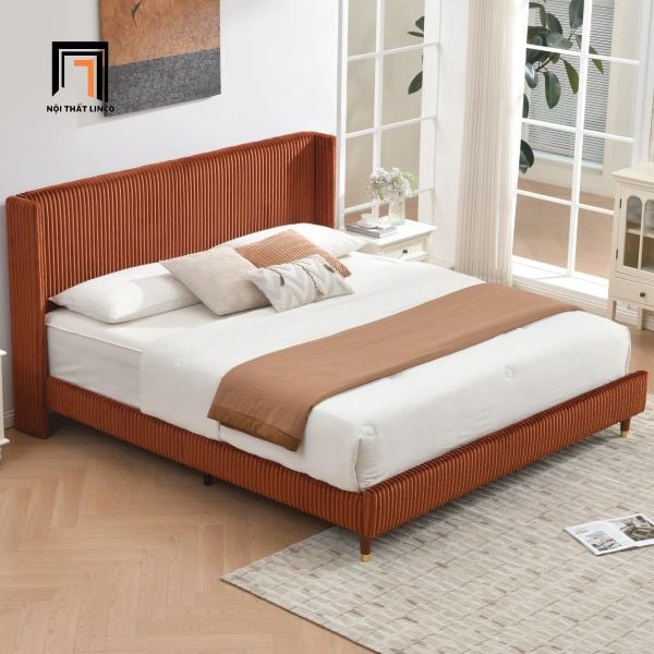 giường ngủ vải bông cao cấp