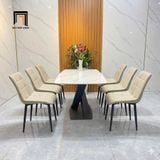  Bộ bàn ghế ăn nhập khẩu 26-BAD6-Kolani dài 1m4 1m6 giá rẻ 