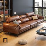  Ghế sofa băng 3 chỗ ngồi BHQ57 Paraiso 2m5 bọc da cao cấp 