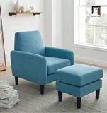  Ghế sofa đơn màu xanh dương vải nỉ DT99 Betul giá rẻ 