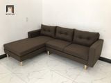  Ghế sofa góc GL2 gia đình nâu đậm 2m2 x 1m6 giá rẻ 