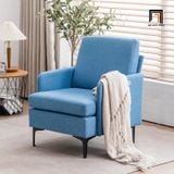  Ghế sofa đơn phòng khách xanh dương DT105 Ghisham giá rẻ 