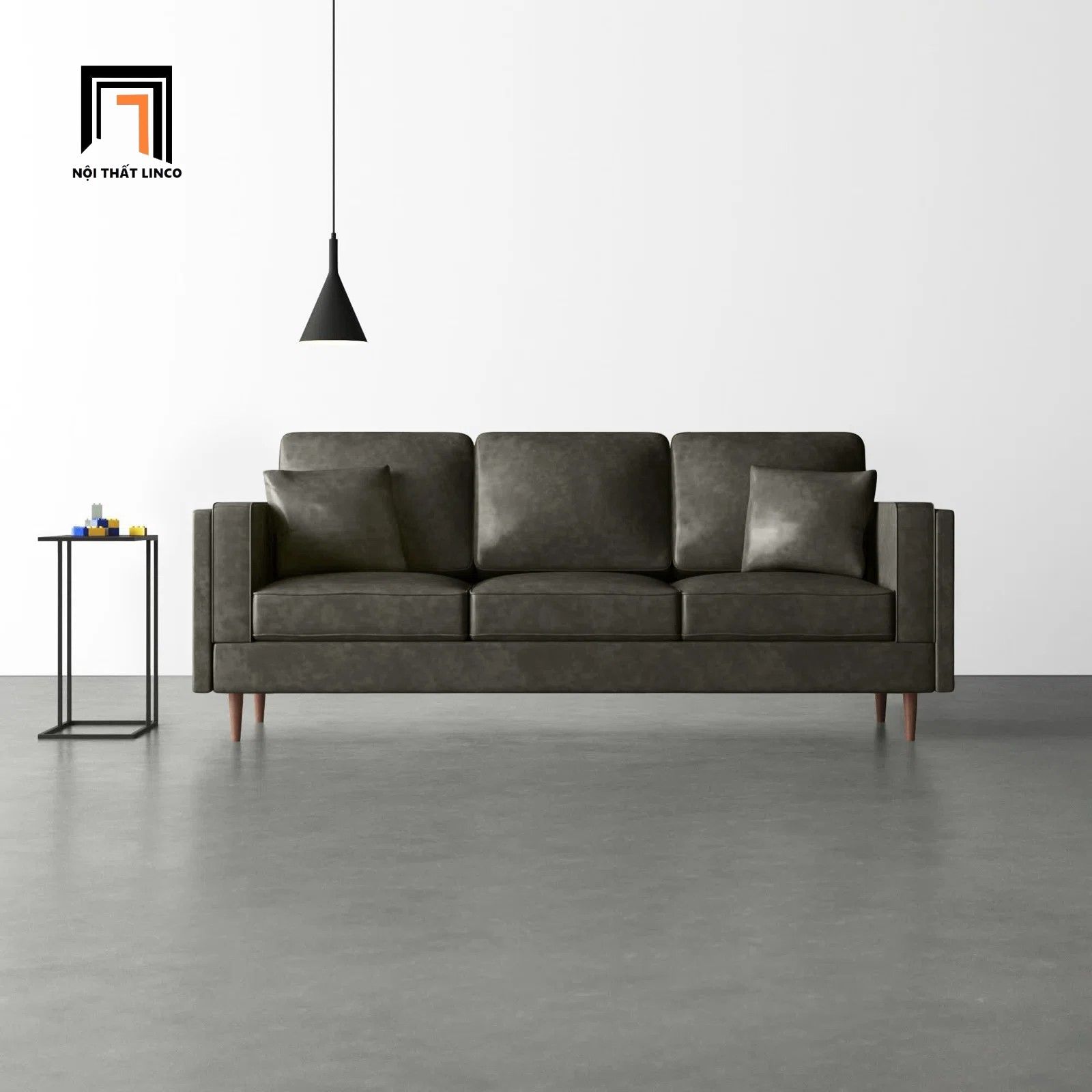  Ghế sofa văng da công nghiệp 2m BT37 Portola 3 chỗ ngồi 