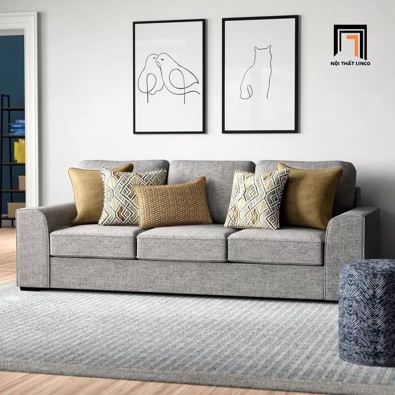  Ghế sofa băng BT5 Dekra 2m2 phòng khách sang trọng hiện đại 