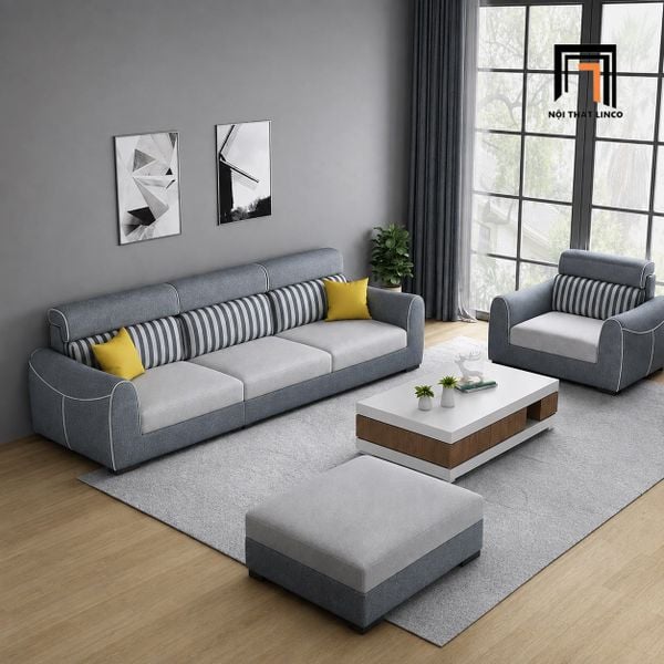 sofa phòng khách dài 2m2 cao cấp