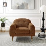  Ghế sofa đơn kiểu cong DT83 Elishah vải nỉ cho sảnh chờ 