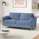  Ghế sofa băng cong vải nỉ BHQ36 Zaheer 1m9 cho chung cư 