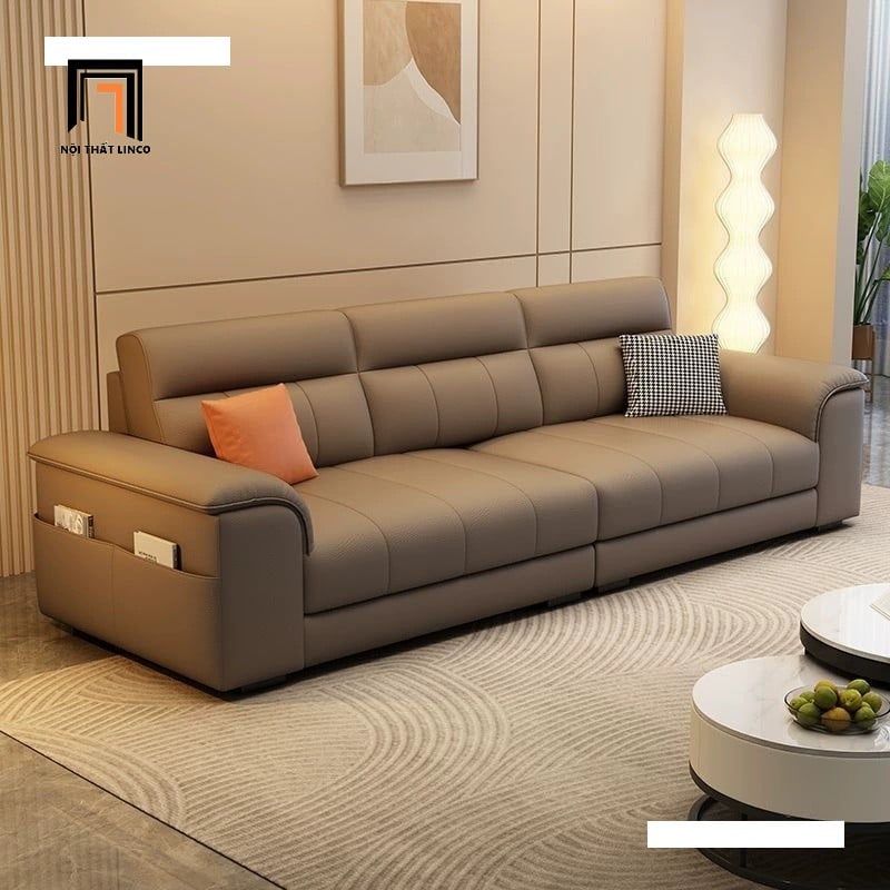  Ghế sofa băng phòng khách cao cấp BHQ4 Haxby 2m1 bọc da 