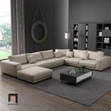  Sofa U 3m Paulina UT23 xám đen dễ phối nội thất 