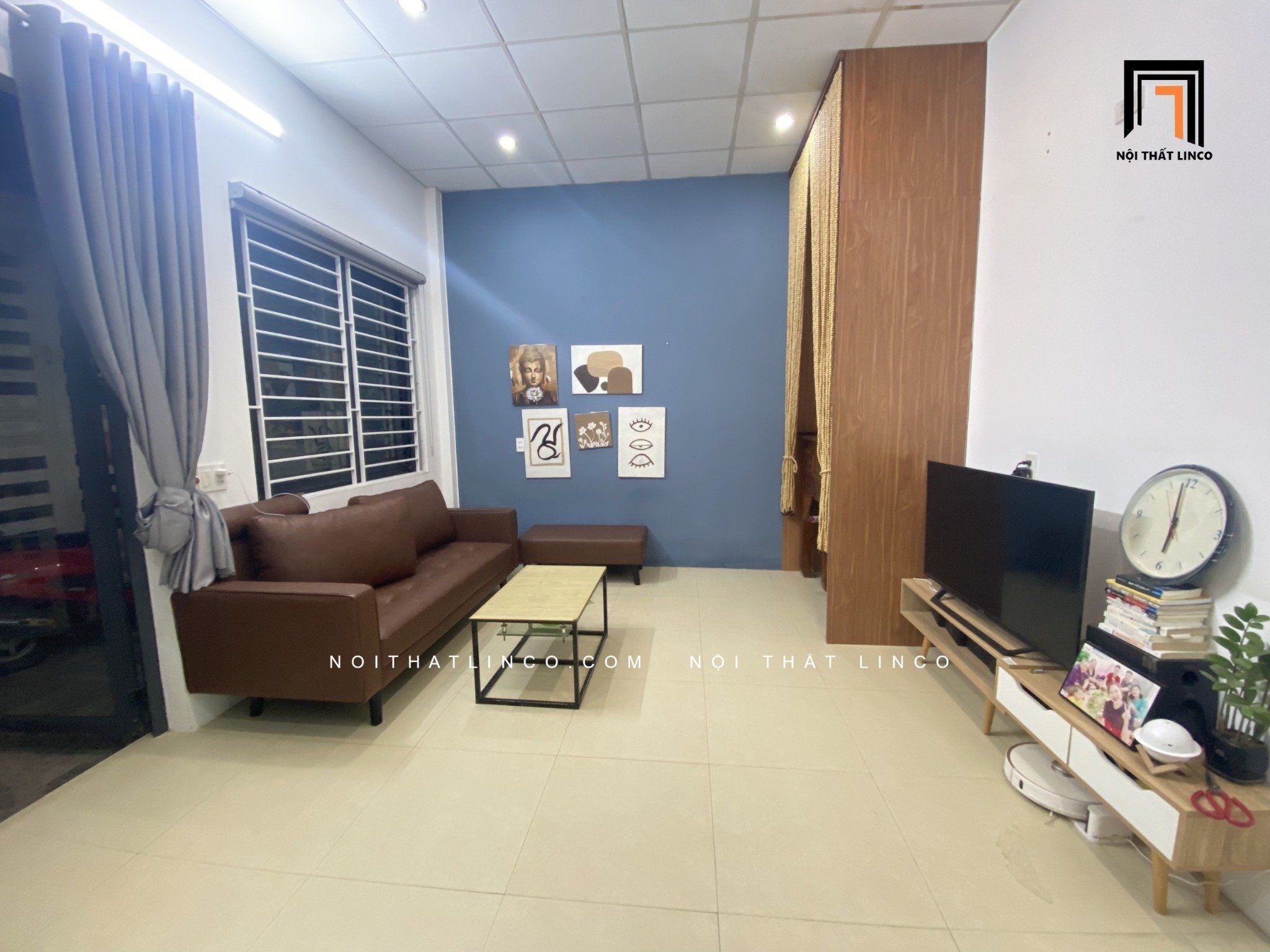  Ghế sofa băng BT13 Brevard dài 1m9 bọc da giả sang trọng 