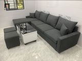  Ghế sofa góc chữ L GT93 Blacky 3m x 1m6 cho phòng khách lớn 