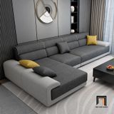  Bộ sofa U đẹp UT61 Aparte dài 3m2 phối vải nổi bật 
