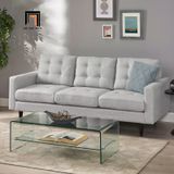  Ghế sofa băng giật nút BT8 Ramadin màu xám lông chuột giá rẻ 