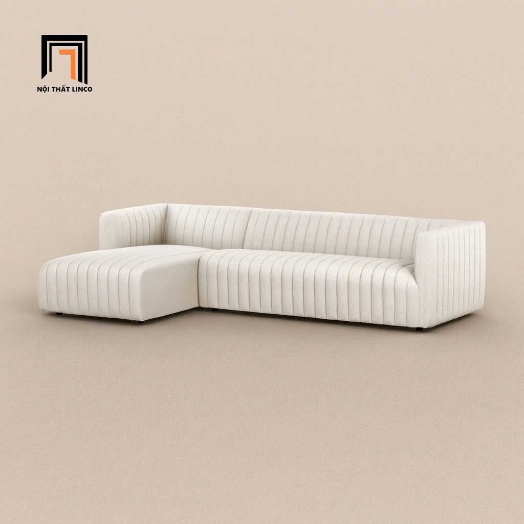  Ghế sofa góc chữ L GT80 Augustine 2m5 x 1m6 sang trọng 