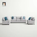  Bộ ghế sofa phong cách cổ điển KT13 Somerville bọc vải mềm mịn 