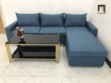  Bộ bàn ghế sofa góc GL1 2m2 x 1m6 màu xanh dương giá rẻ 