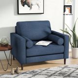  Ghế sofa đơn xanh đậm DT1 Garren dài 1m cho phòng khách 