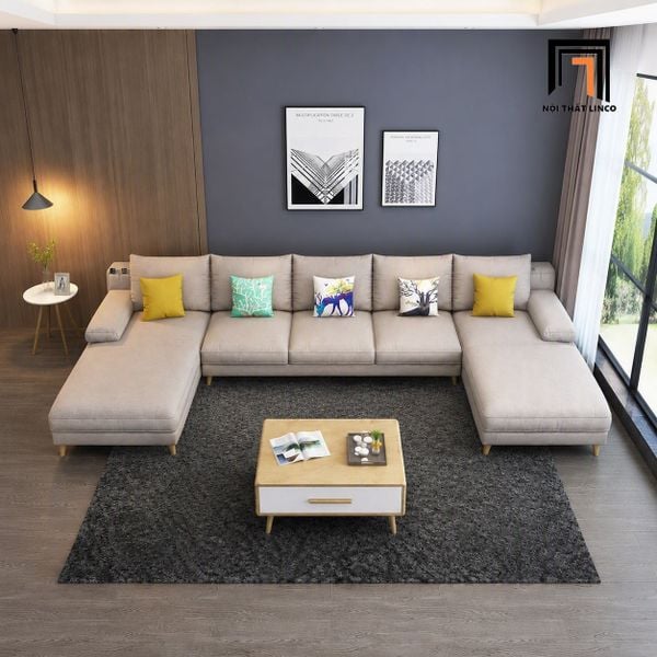 sofa dài chữ U 3m4