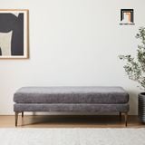  Ghế sofa đôn chữ nhật SB2 Andes 1m3 x 50 vải nỉ trắng kem 