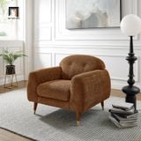  Ghế sofa đơn kiểu cong DT83 Elishah vải nỉ cho sảnh chờ 