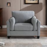  Ghế sofa đơn phòng khách sang trọng DT113 Alans màu nâu nhạt 