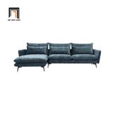  Bộ ghế sofa góc L 2m4 x 1m6 GT33 Heemor vải nhung nỉ đẹp 