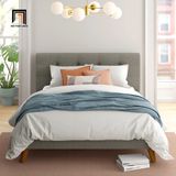  Giường ngủ phối màu xám vải nỉ GN120 Jovah 1m6 x 2 giá rẻ 