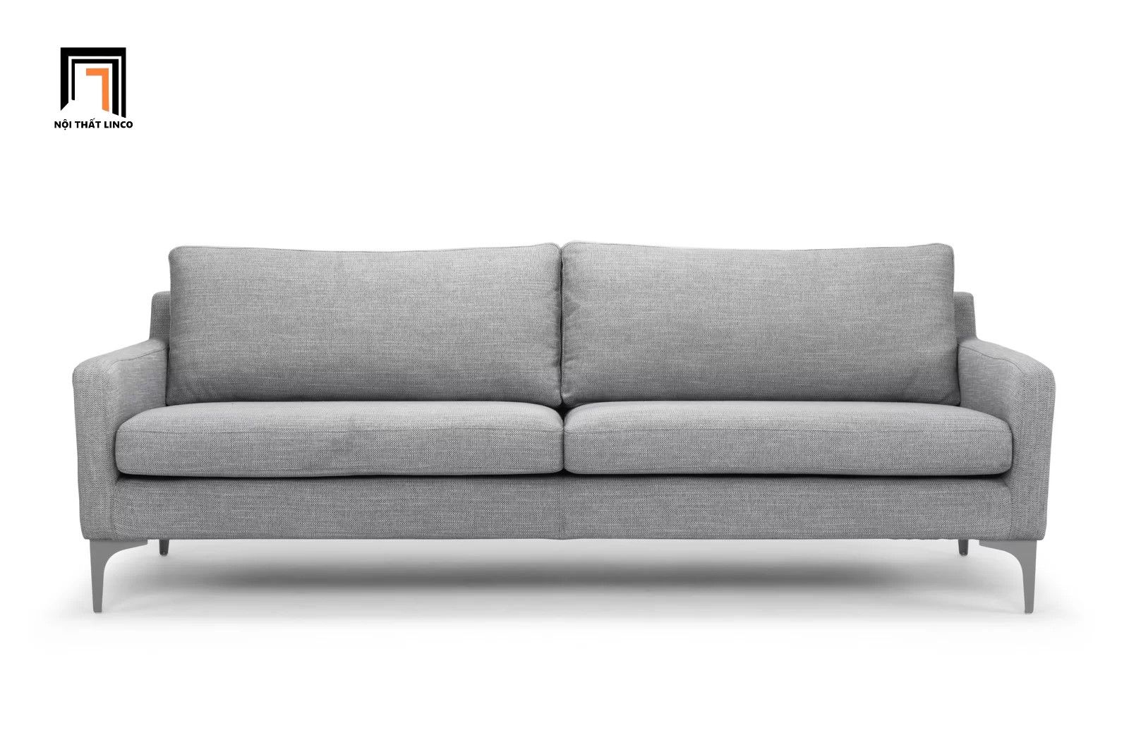  Ghế sofa văng dài 1m9 giá rẻ BT36 Jones màu xám chân inox 