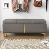  Ghế sofa đôn chữ nhật da công nghiệp SB47 Conna dài 1m2 x 45 