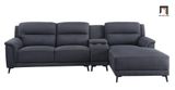  Bộ ghế sofa chữ L màu xám đen GT75 Walcher dài 2m8 thư giãn 