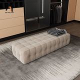  Ghế đôn sofa chữ nhật vải nỉ SB26 Andrews dài 1m8 giật lún 