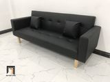  Bộ ghế sofa giường đa năng GBL2 da giả màu đen dài 2m 
