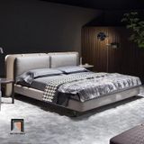  Giường ngủ hiện đại 1m6 x 2m da vải GN100 Mulloys sang trọng 