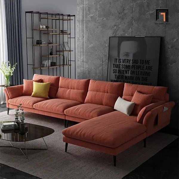 sofa góc 3m x 1m6 xám đậm