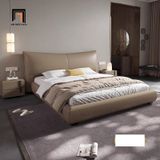  Giường ngủ kiểu dáng hiện đại GN116 Numan 1m6 x 2m da xám 