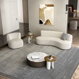  Bộ ghế sofa cho các tiệm shop, cửa hàng KT94 Olivia vải lông cừu 