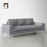  Ghế sofa băng giật lún dài 2m màu xám BT39 Glenn chân inox 