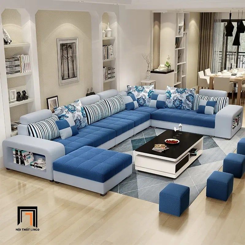  Sofa U 3m6 Nevan UT5 Nevan đẹp thanh lịch cho nhà phố 