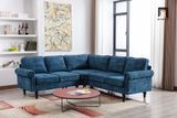  Bộ ghế sofa góc L châu Âu 2m4 x 2m4 GT68 Winston sang trọng 