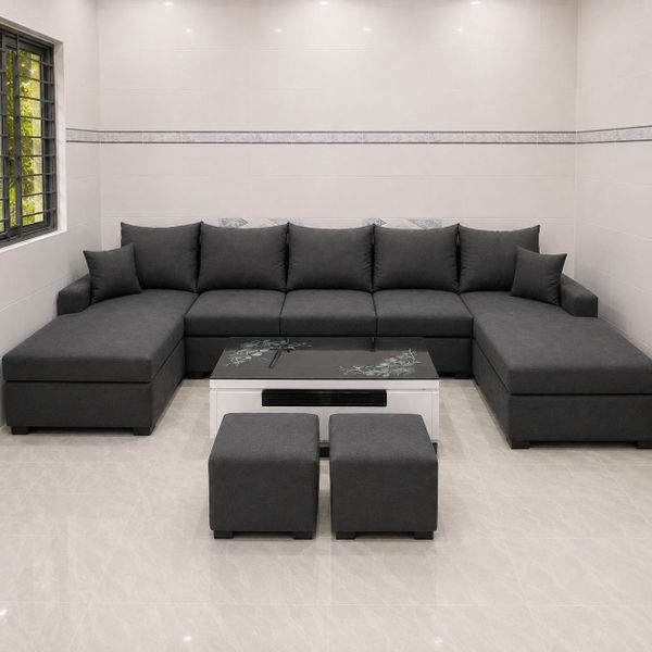sofa chữ U dài 3m2