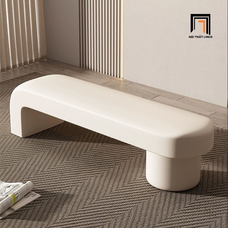  Ghế sofa đôn dài 1m4 sảnh chờ SB16 Quebec da công nghiệp 
