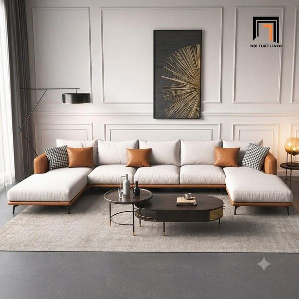 sofa dài chữ U 3m3