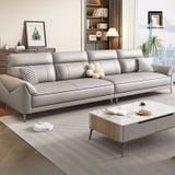  Bộ ghế sofa góc da Pu bóng GT273 Tazrou 2m4 x 1m6 hiện đại 