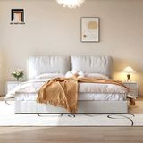  Giường ngủ da công nghiệp xám trắng GN84 Clonale cao cấp 