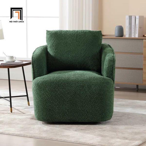 sofa đơn xanh lá
