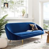  Ghế sofa băng cong sang trọng BHQ10 Subline 2m2 tiệm shop 